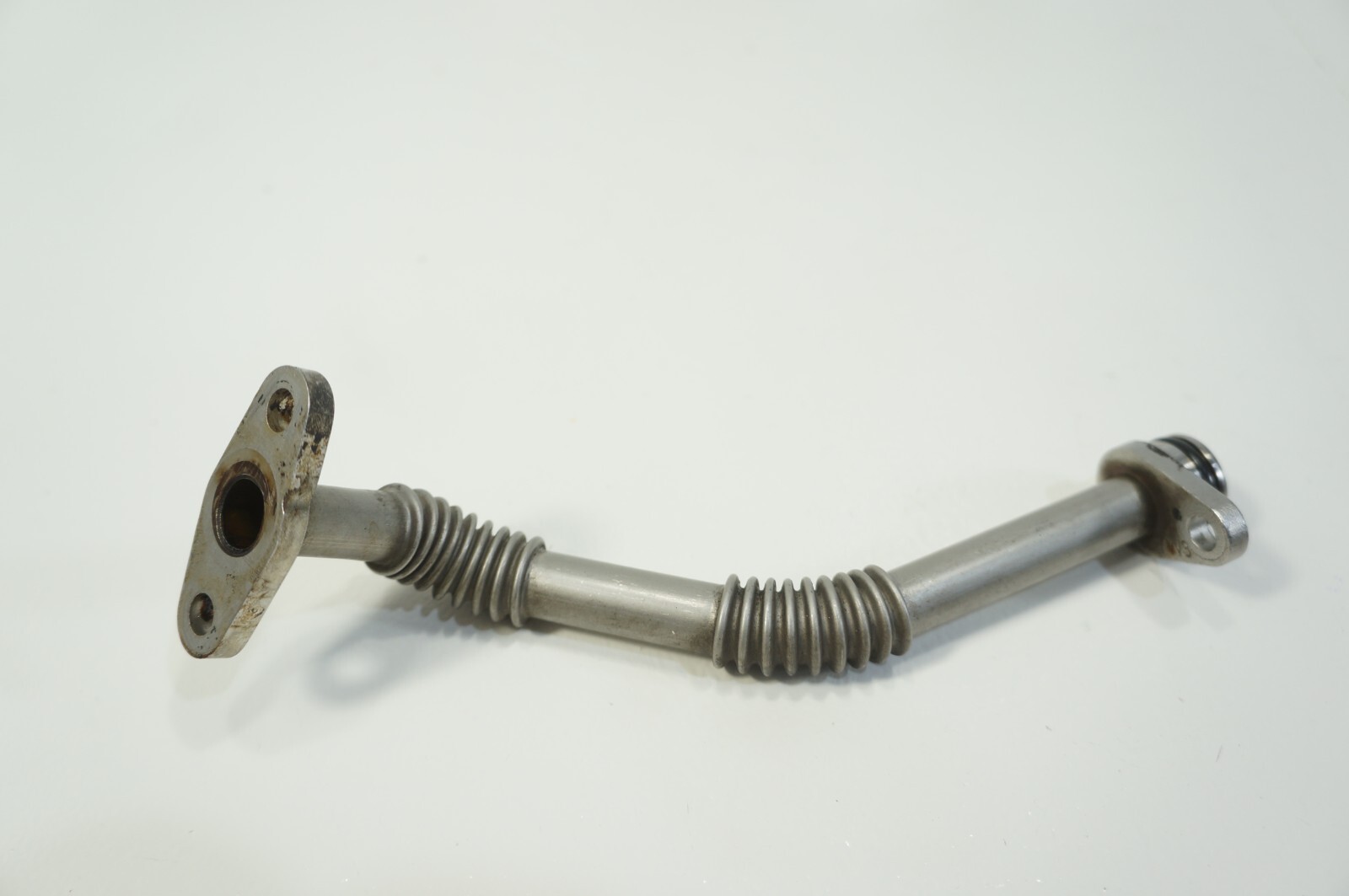 2014-2016 maserati ghibli LEFT DRIVER SIDE turbo oil pipe line hose return OEM