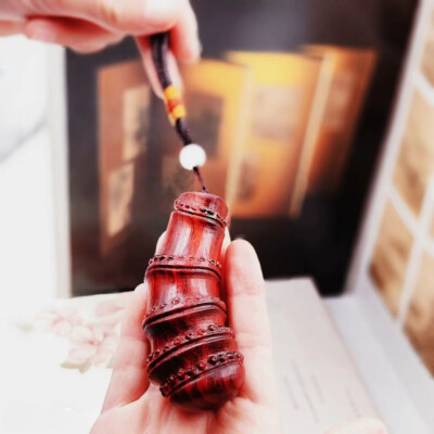 Red Rosewood Carving Hand Handle Piece Bamboo Root Solid Wood Wood Log