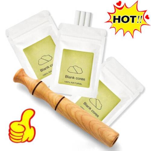 2x Quit Smoking Inhaler Stick Essential Oil Wooden Personal Diffuser-N E W - Picture 3 of 12