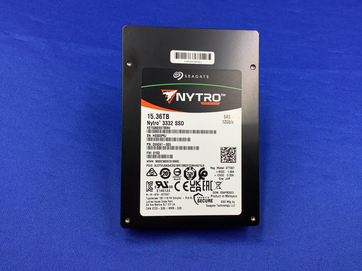 XS15360SE70094 SEAGATE Nytro 3332 SSD Series 15.36TB SAS