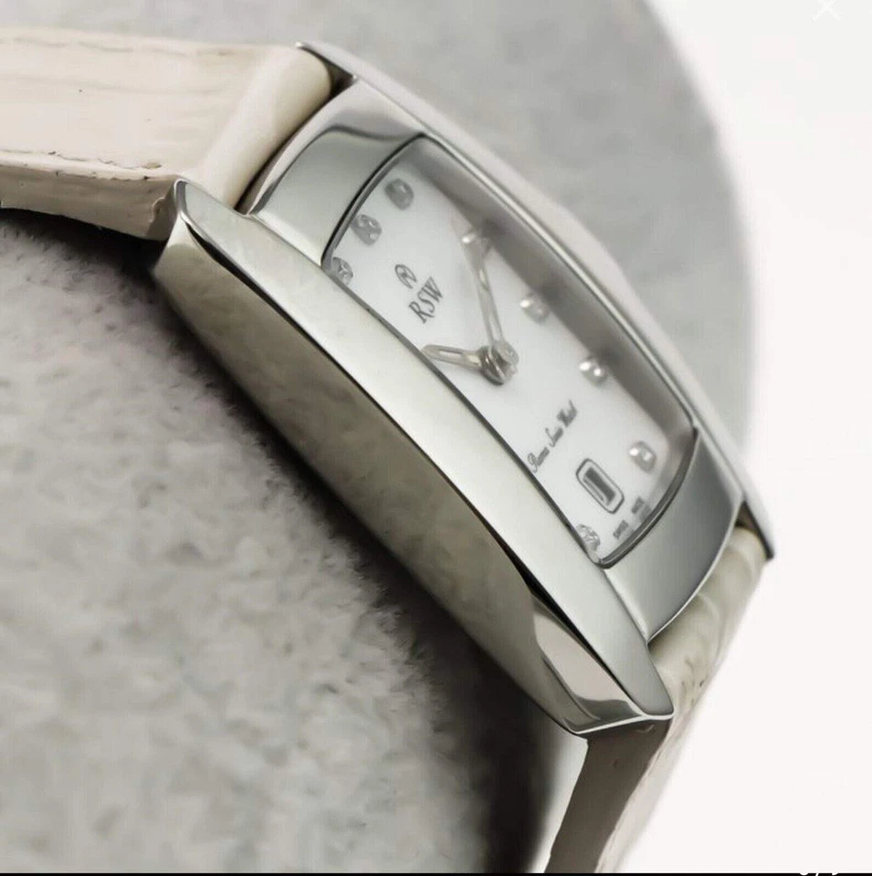 RSW • Vintage NOS • Reloj suizo para mujer • Acero inoxidable 26,85 mm • RSW6200 • Zafiro Foto 4 de 4