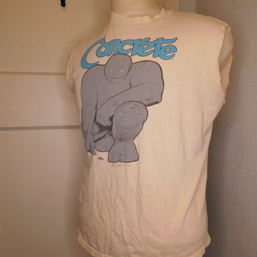 Vtg Concrete Comic Book Dark Horse Paul Chadwick Cream Single Stitch TShirt - Picture 2 of 12