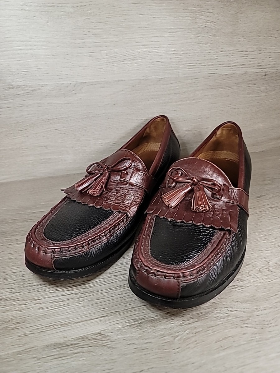 Johnston and Murphy TwoTone Tassel Weave Loafer Vintage Domani by Johnston & Murphy Woven Tasseled Slip-on  main image 4