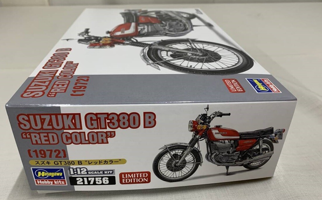 1/12 Suzuki GT380 B Red Color 1972 model kit 2024 via FedEx | eBay