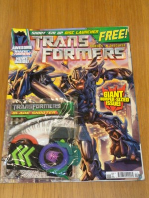 TRANSFORMERS ROBOTS IN DISGUISE #13 JULY 2008 + FREE BLADE SHOOTER UK MAGAZINE =