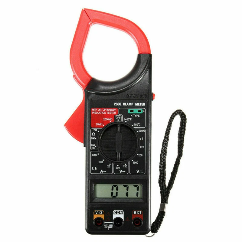 Multímetro ohmímetro medidor de braçadeira display polaridade automática com medição de temperatura - Imagem 3 de 4