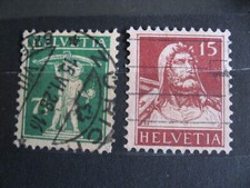 Suiza: Michel Nº 202 y 205x, matasellado, ver fotos (3)