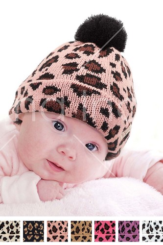 C.C Exclusive Baby Infant Leopard Knit 