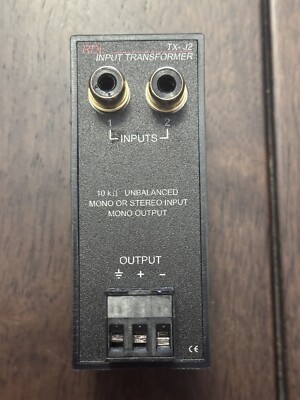 RDL Tx-J2 Unbalanced Input Transformer