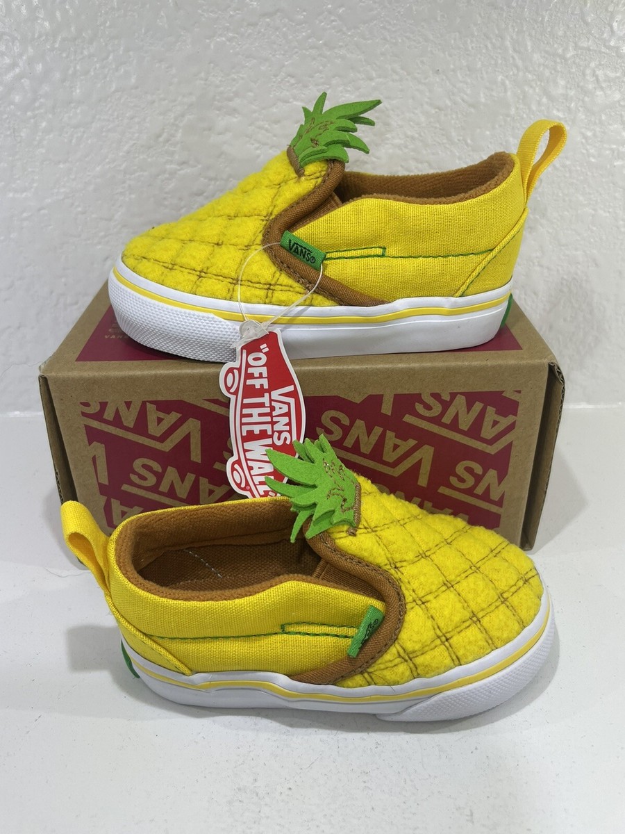 Vans Toddler Pineapple Slip-On V Sneaker size Toddler Brand