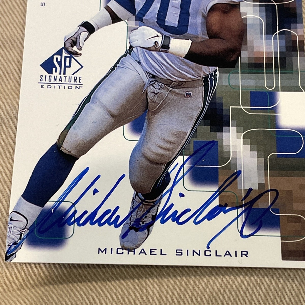 MICHAEL SINCLAIR 1999 SP Signature Edition AUTO Autograph Seahawks