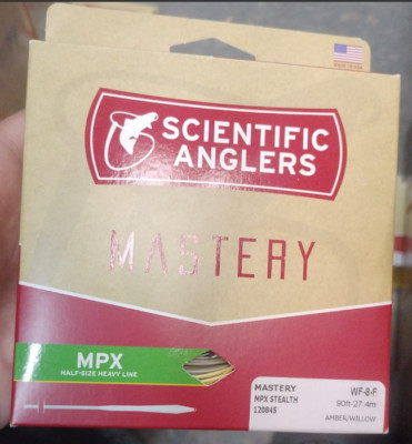 Ligne De Pêche à La Mouche Scientific Anglers Mastery MPX WF6F - 90 Pieds, Flottante, Couleur Saule/Ambre