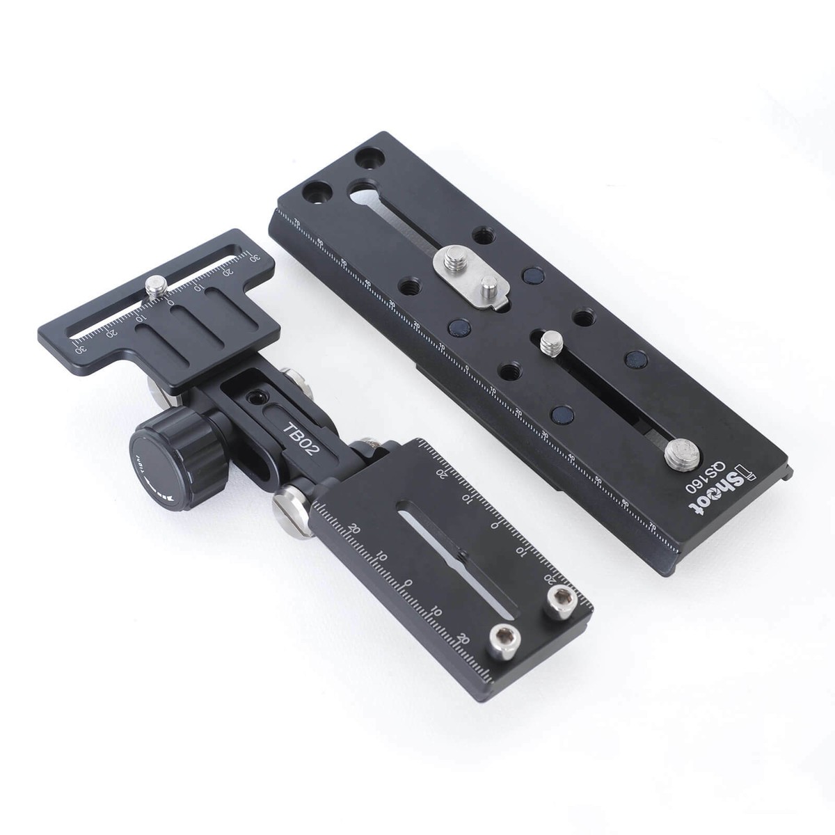 Support Téléobjectif IShoot 160 Mm + Plaque, Pour Trépied Manfrotto 700, Noir
