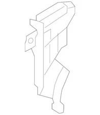 Genuine Mazda 2010-2013 Mazda3 Right Lock Protector BBM4-58-308