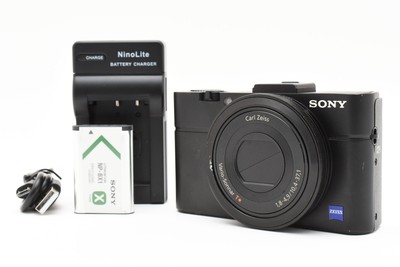 [Exc+++++] Sony Cyber-Shot DSC-RX100 20.2MP 35 Language Digital Camera #2397474A