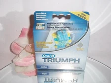 Oral-B Triumph Floss Action Brush Heads Electric Toothbrush Refills 3 Pack