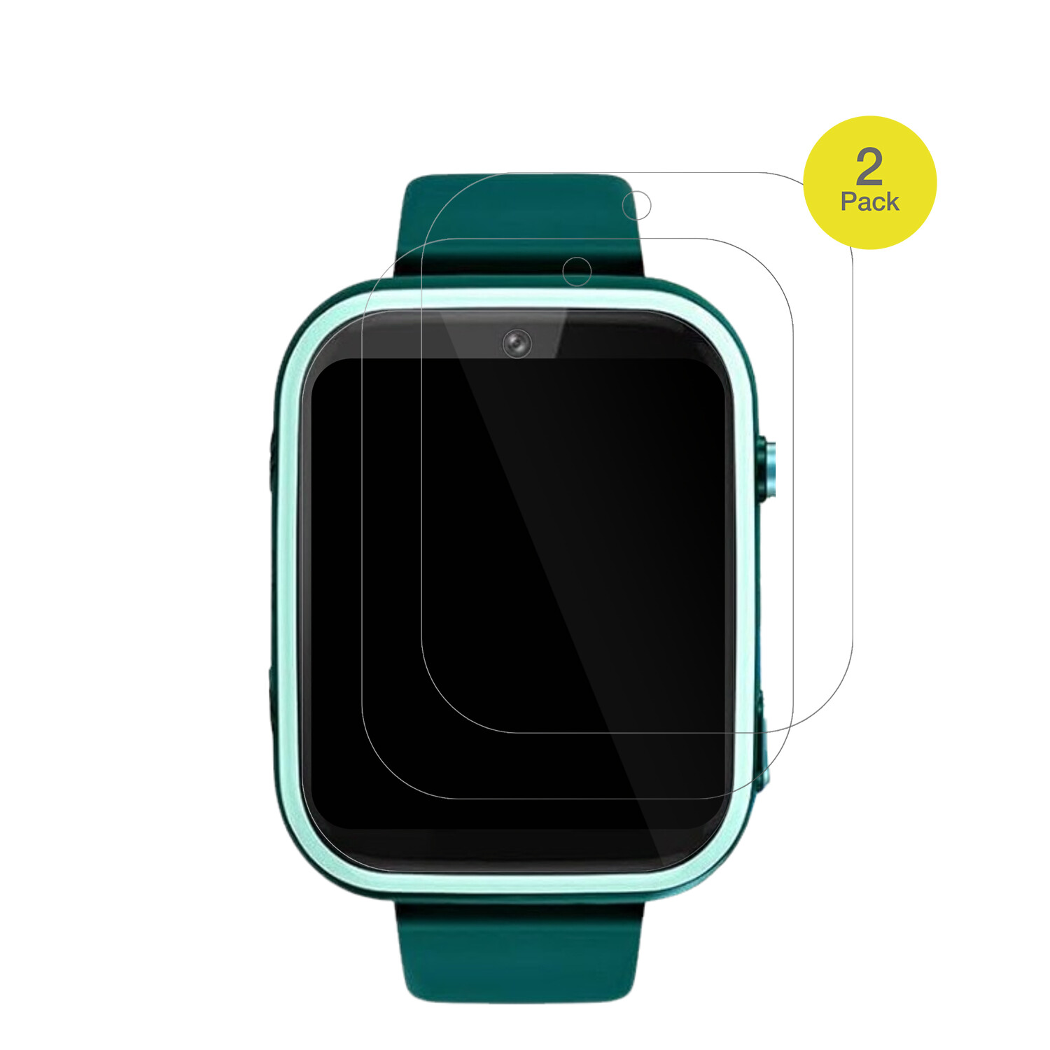 2x protective film for Okyuk T45 smartwatch Kinder, 100% coating,