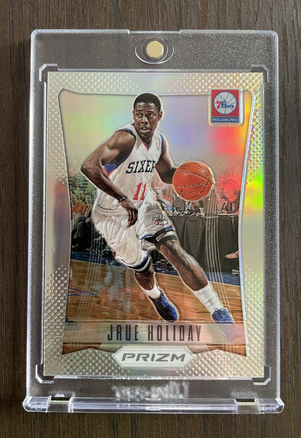 2012-13 Panini Prizm Silver Jrue Holiday #3 76ers Bucks Celtics 1st Prizm Year