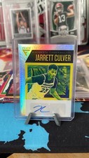 2020-21 Panini Flux Basketball Jarrett Culver Silver PRIZM Auto No. FLS-JCU