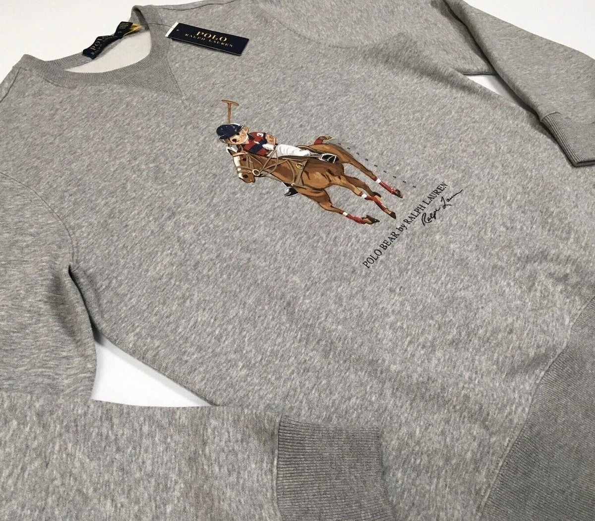 Polo sales player sweatshirt