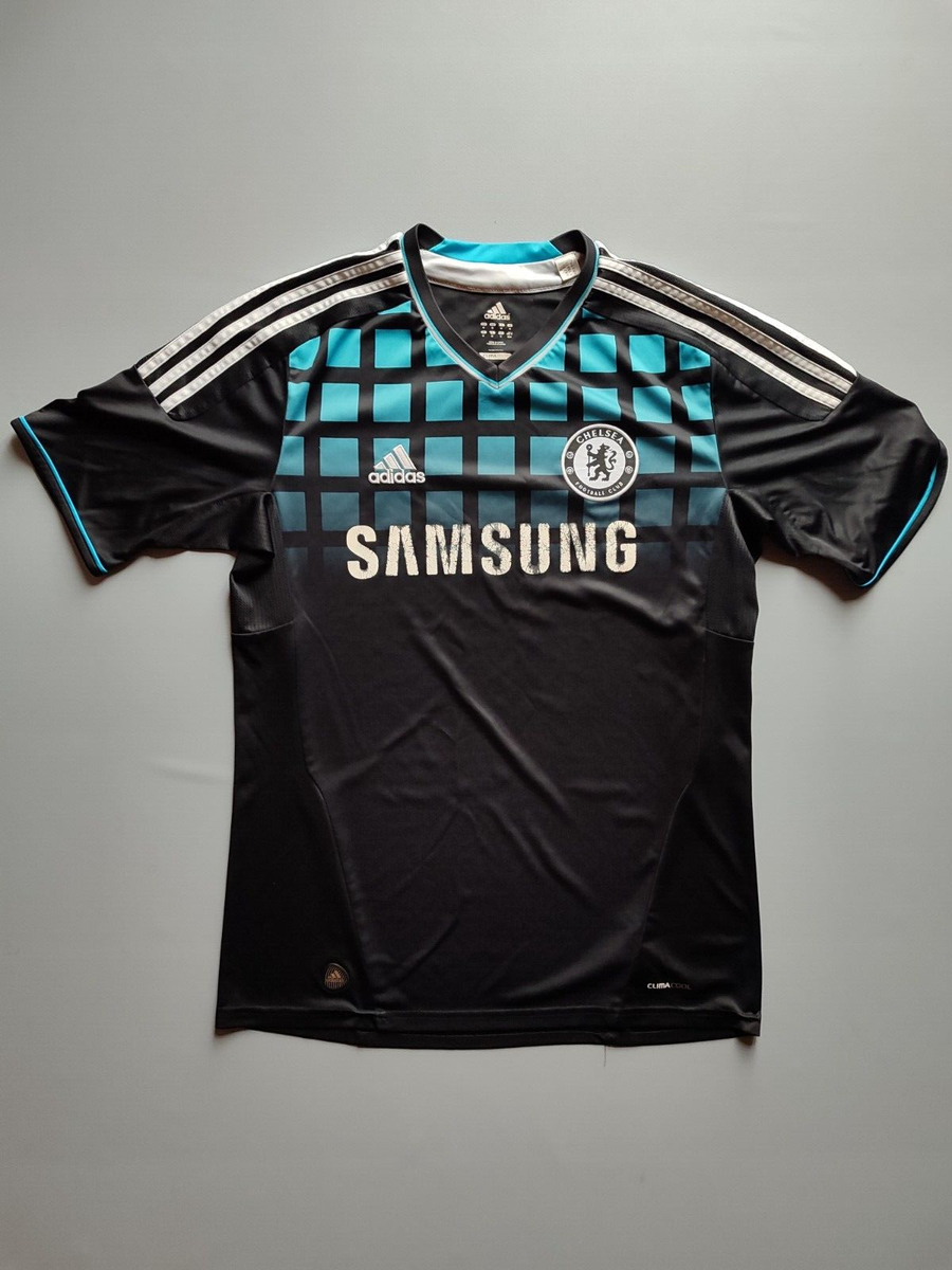 adidas Chelsea FC サッカーウェア 黒　サイズL Samsung Adidas Chelsea Football Jersey Long Sleeve Large
