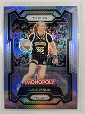 2024 Panini Prizm Monopoly WNBA Julie Vanloo Silver Prizm Rookie Card