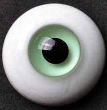 Nice 22MM FlatBack Glass Light green BJD Eyes for Reborn/newBorn Doll