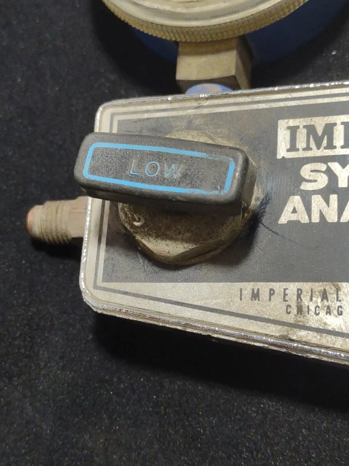 Analizador de sistema Imperial Eastman calibre colector de CA de colección 2500 PSI EE. UU. R-502 Foto 4 de 4