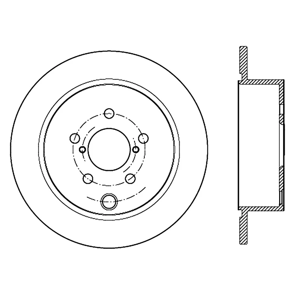 Rotor de freno trasero ranurado deportivo StopTech 126.47033SR para Subaru Impreza 2012-2019 Foto 4 de 4