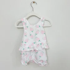 Vintage Babyfair Baby Girl Apron top and Bloomers 3-6 Months