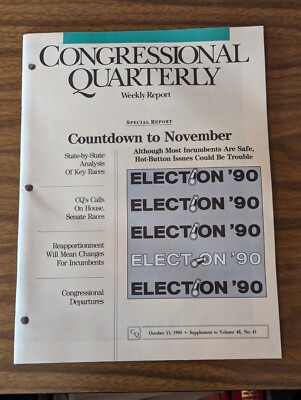 Congressional Quarterly Weekly Report 10/13/1990 Magazine