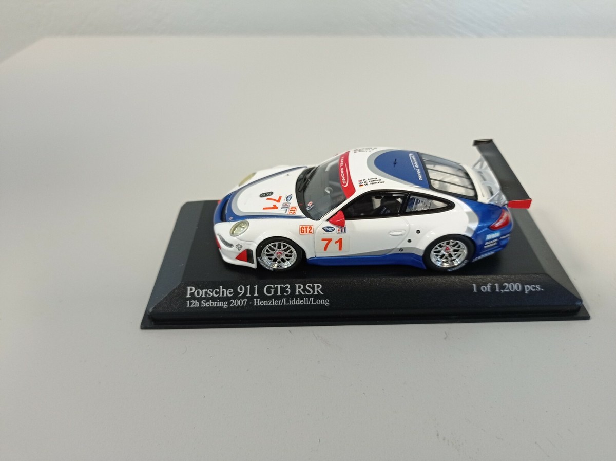 RARE MINICHAMP 1:43 PORSCHE 911 GT3 RSR 1 of 1.200 PCS -MC