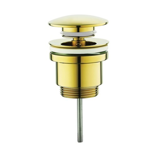 piletta click clack con senza troppo pieno lavabo bidet lavandino bagno tappo - Foto 7 di 9