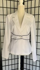 A. Byer White Blazer Jacket Size Large