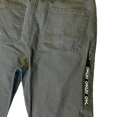Oakley Icon Worker Pants Custom Fit Dark Brush Green Men's Size 32