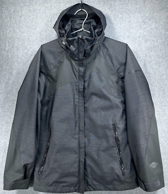 Columbia Omni-Tech Breathable Waterproof Hooded Full Zip Jacket Woman's Small