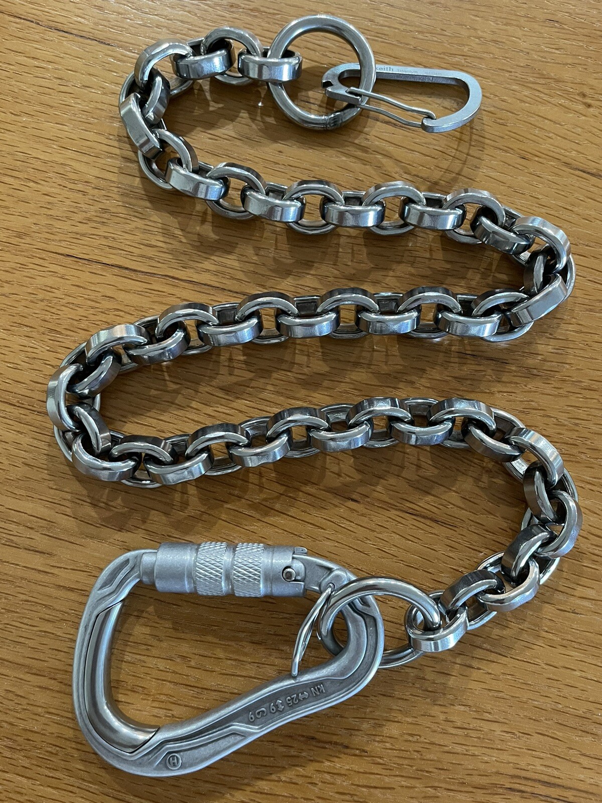 EDC Biker Wallet Chain, Heavy Duty Stainless Steel Fat Link Chain, 37 ...