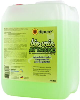 Bio Urin Attacke gegen Katzenurin 5 Liter Kanister (13,19 EUR/l)
