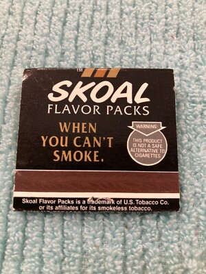skoal tobacco sticks Matchbook: SKOAL Smokeless Tobacco Flavor Packs - 28 Strike Full Unstruck