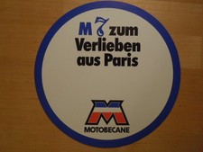 MOTOBECANE MOBYLETTE  70er Jahre  Prospekt  Mofa Typ M7  M 7  Werbeschild