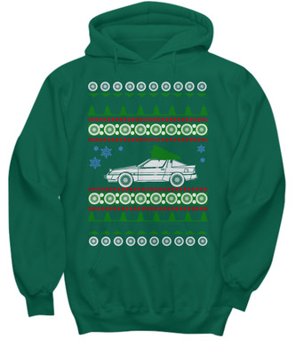 Mitsubishi Starion TSI Ugly Christmas Sweater 1 - Hoodie