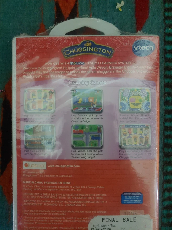 Vtech MobiGo Touch Learning System Game - Chuggington - Image 2 of 3