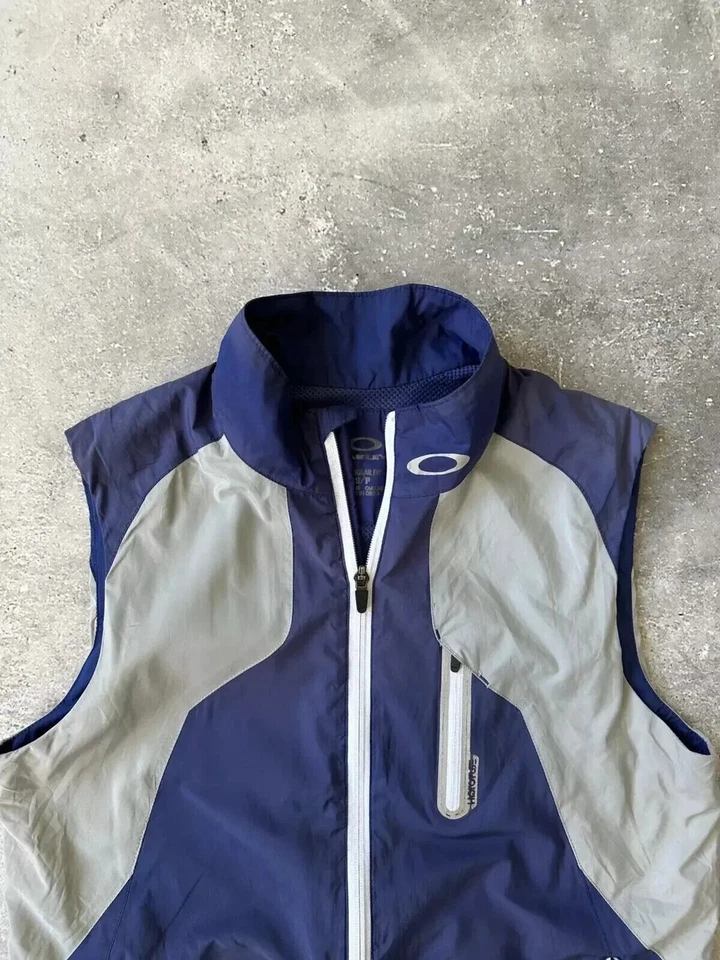 VINTAGE 00's OAKLEY STORM VEST BLUE MEN'S SIZE S - Image 3 of 4