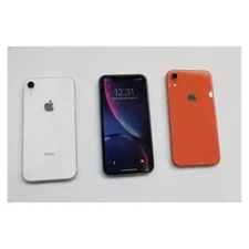 Apple iPhone XR 64GB Unlocked Verizon At&t T-Mobile Black White Coral Face ID