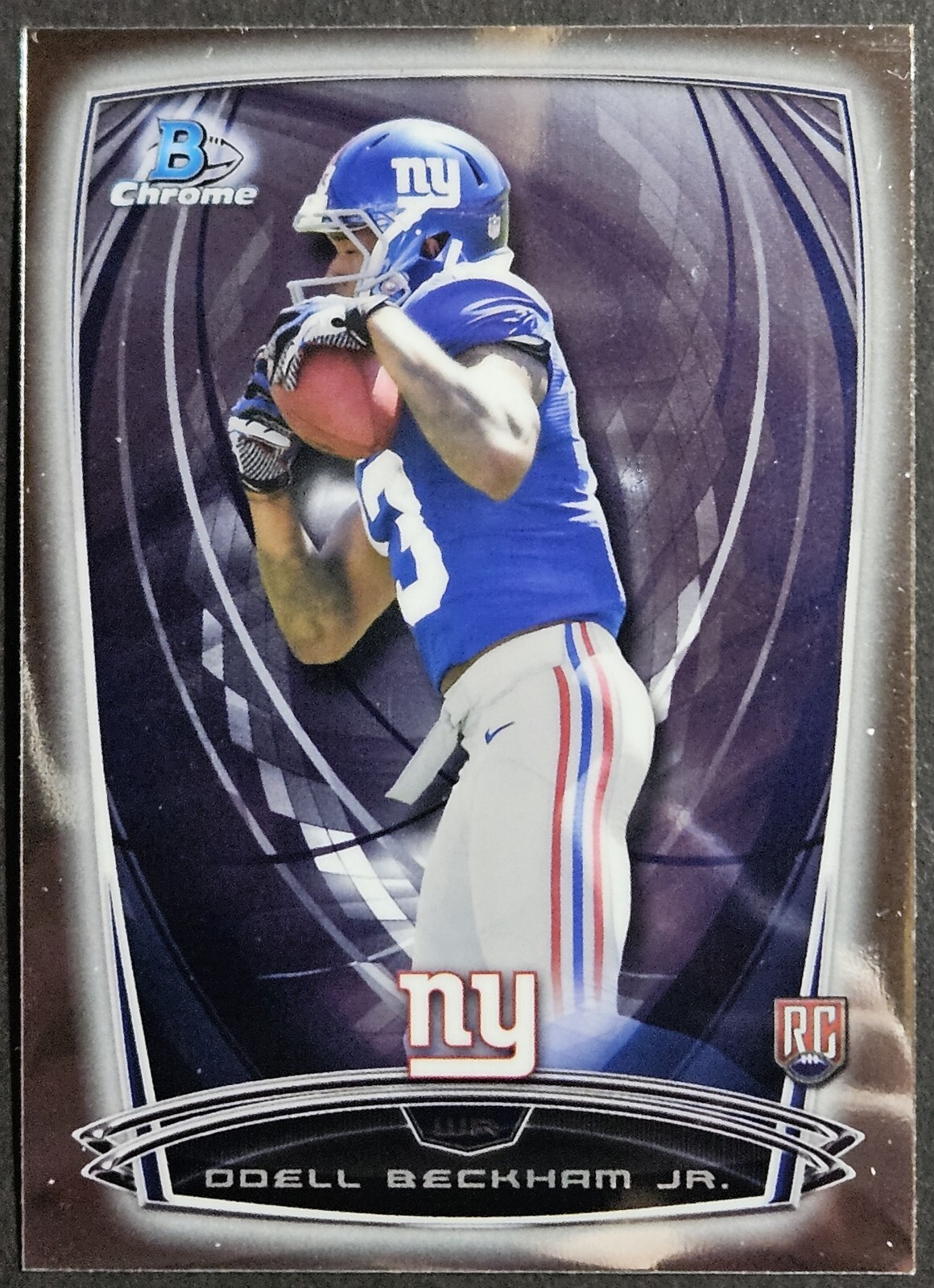2014 Bowman Chrome Odell Beckham Jr. Rookie RC New York Giants Baltimore Ravens