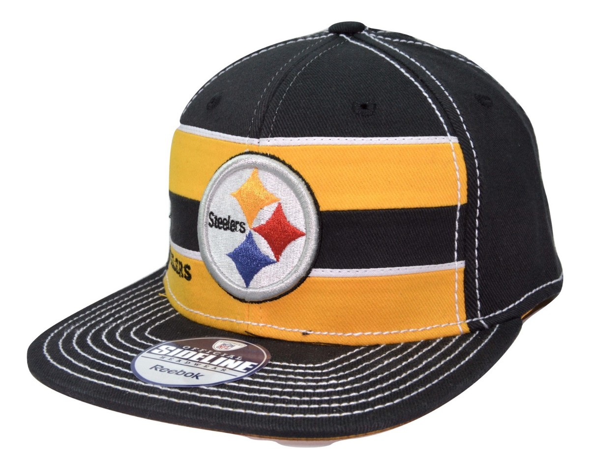 Pittsburgh Steelers Reebok NFL Football Scrimmage Stretch Fit