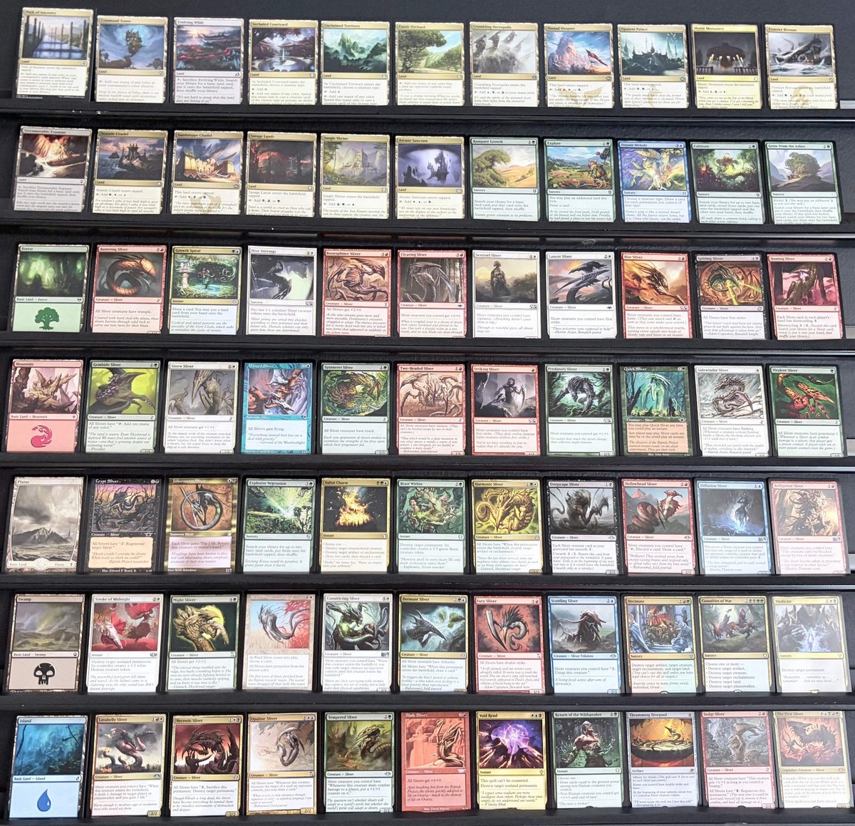 Custom Commander Deck*** The First Sliver - Sliver Cascade - EDH Magic Cards | eBay Custom Commander Deck*** The First Sliver - Sliver Cascade - EDH Magic Cards | eBay