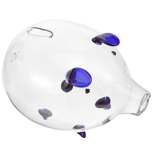 Glass Piggy Bank Child Living Room Decor Save Spend Share Money Jar - Picture 9 of 12