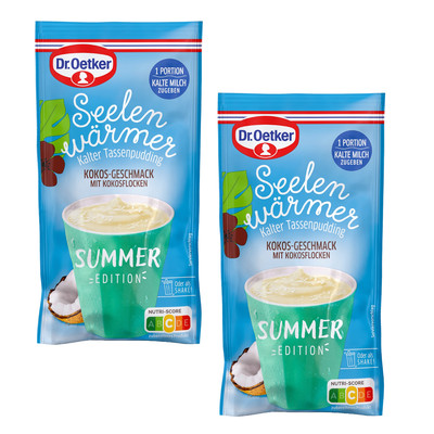 Dr. Oetker SOUL WARMER Pudding COCONUT -SUMMER Edition- 2pc. FREE SHIPPING