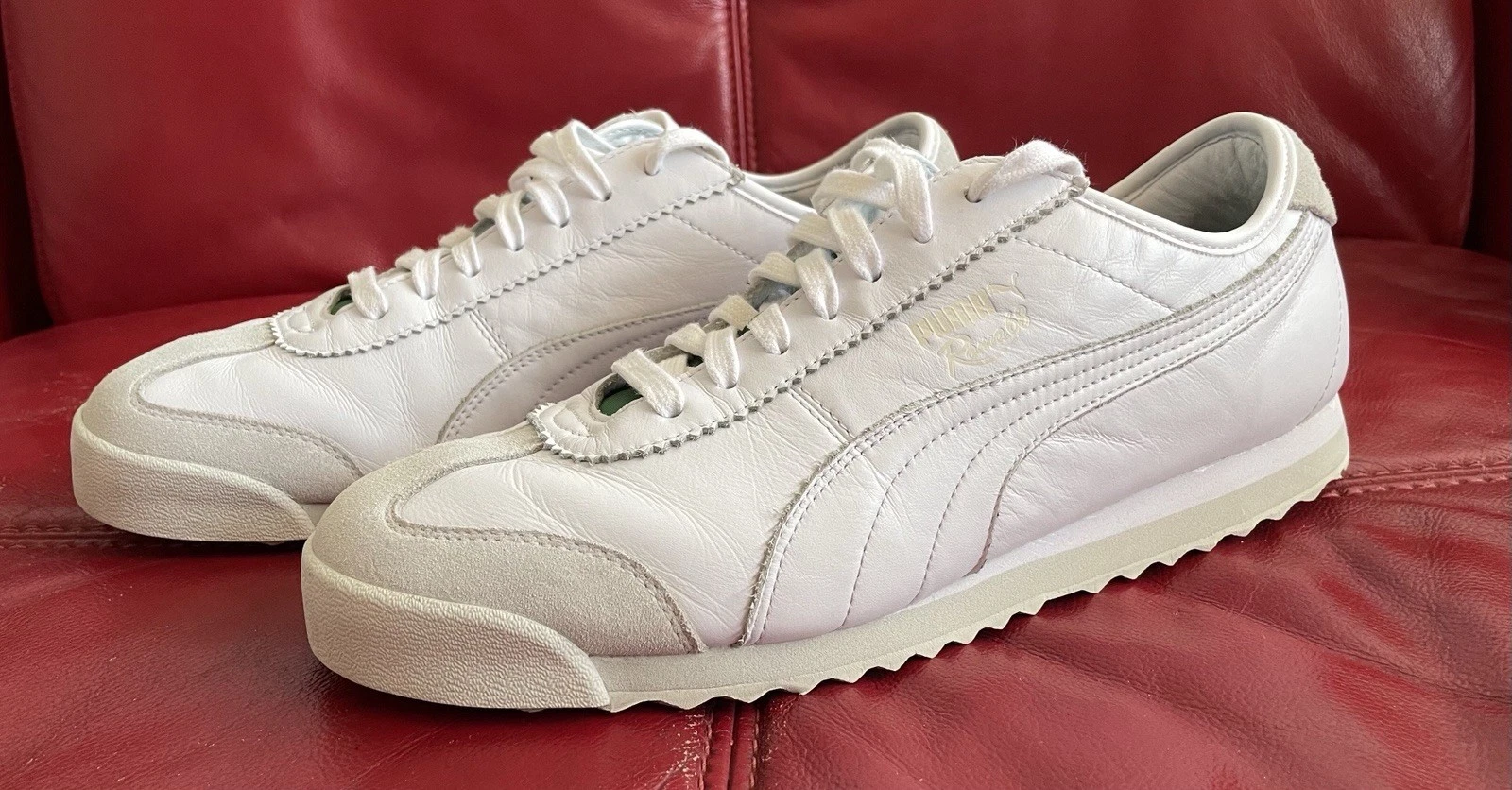 PUMA Roma '68 Rudolf Dassler Legacy taglia 10 5 UK (vestibilità ok un po' aderente sono un 11) RARO